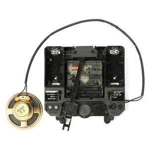 R бесшумный механизм подметания с Музыкальный перезвон, пластиковый кварцевый механизм с ручками и маятниковым приводом, наборы для принадлежность для часов сделай сам