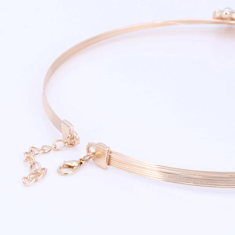 Новинка 2017 хит бохо ошейник колье серебряное ожерелье массивные ювелирные