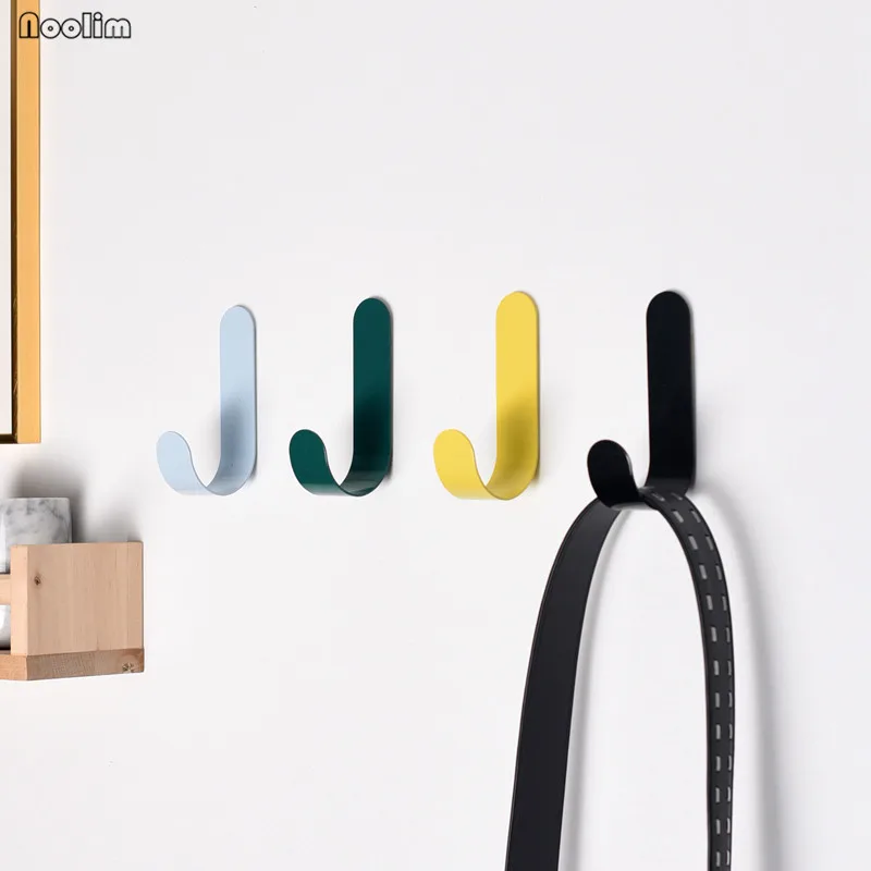 Скандинавские железные настенные крючки для полотенец вешалки халатов хранения