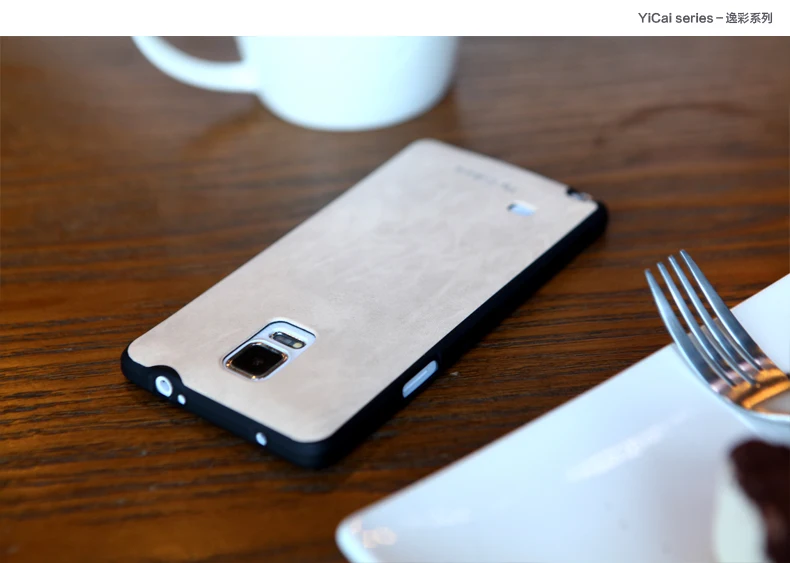 Мягкий кожаный чехол для samsung Galaxy Note 4 случаях Роскошные кремния Обложка Note4