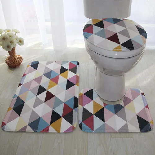 191932.01 3 шт. ковер для ванной комнаты Синяя Акула пьедестал домашний коврик для ванной комнаты нескользящий коврик крышка унитаза аксессуары для ванной комнаты Набор ковриков для ванной - Цвет: 191932.01