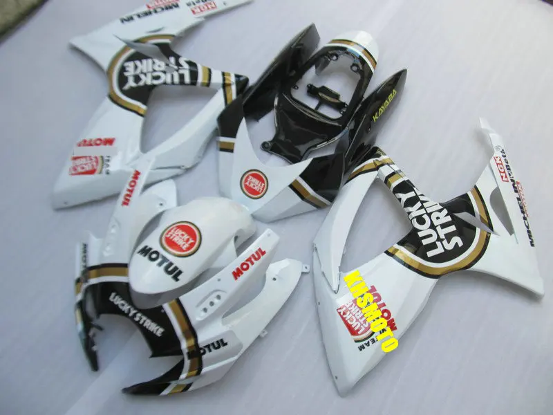Набор обтекателей для Сузуки GSXR 600 750 K6 06 07 GSXR600 GSXR750 2006 2007 ABS белый черный набор + 7