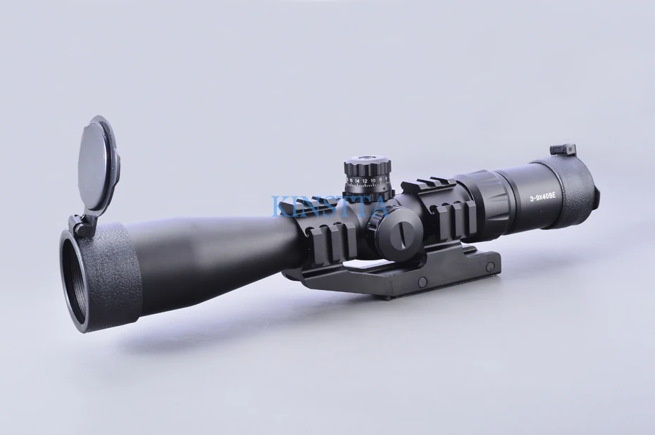 Тактический 3-9x40 охотничий прицел Mil Dot RGB с подсветкой Оптика прицел с консольным рельсовым креплением