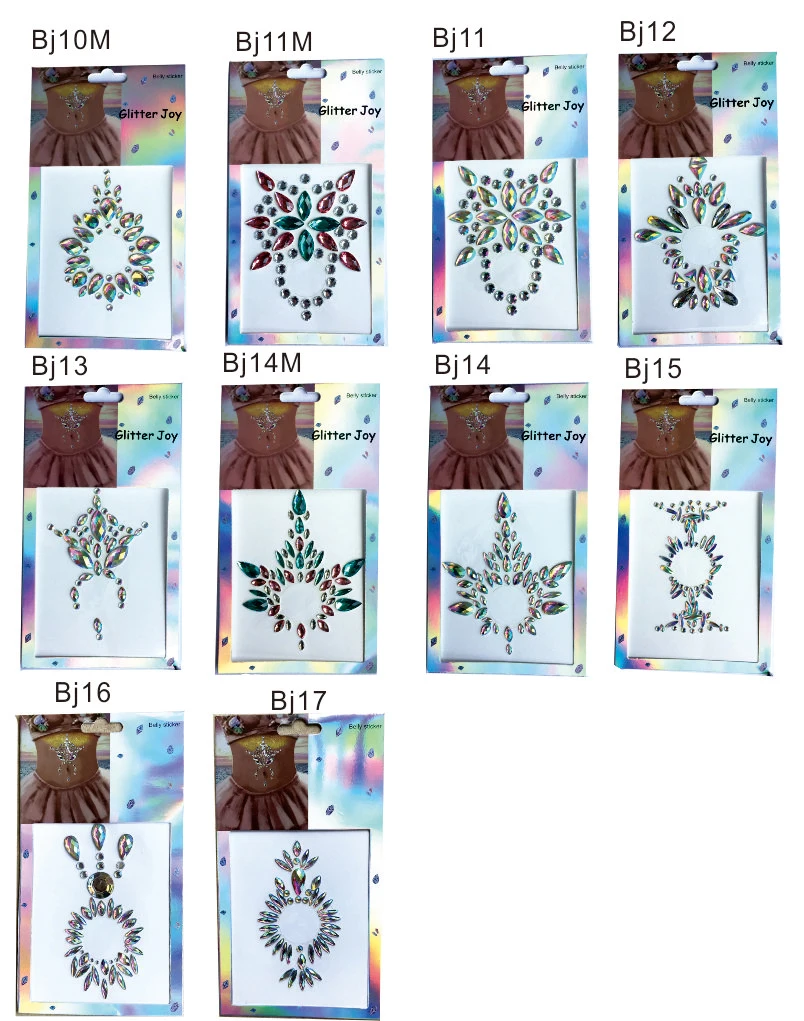 Блестящий 1 шт. хорошее качество украшения для тела живота самоклеящиеся