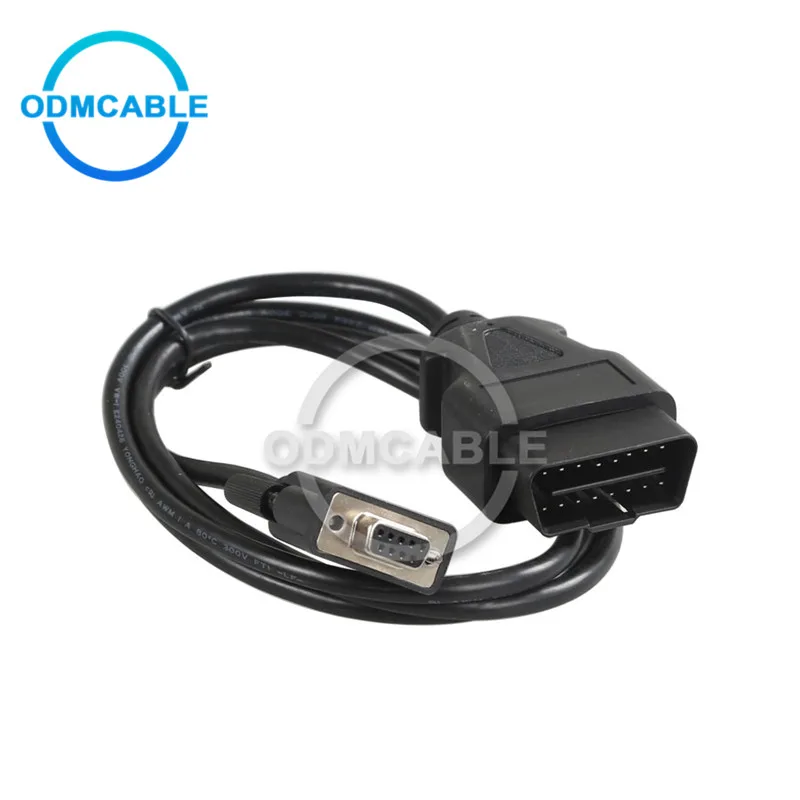 

OBD2 16PIN к DB9 RS232 кабель для автомобильного диагностического адаптера
