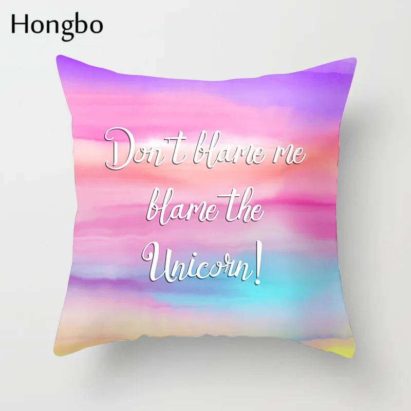 Hongbo чехол для подушки с мультяшным принтом 45x45 см комнатная наволочка рисунком