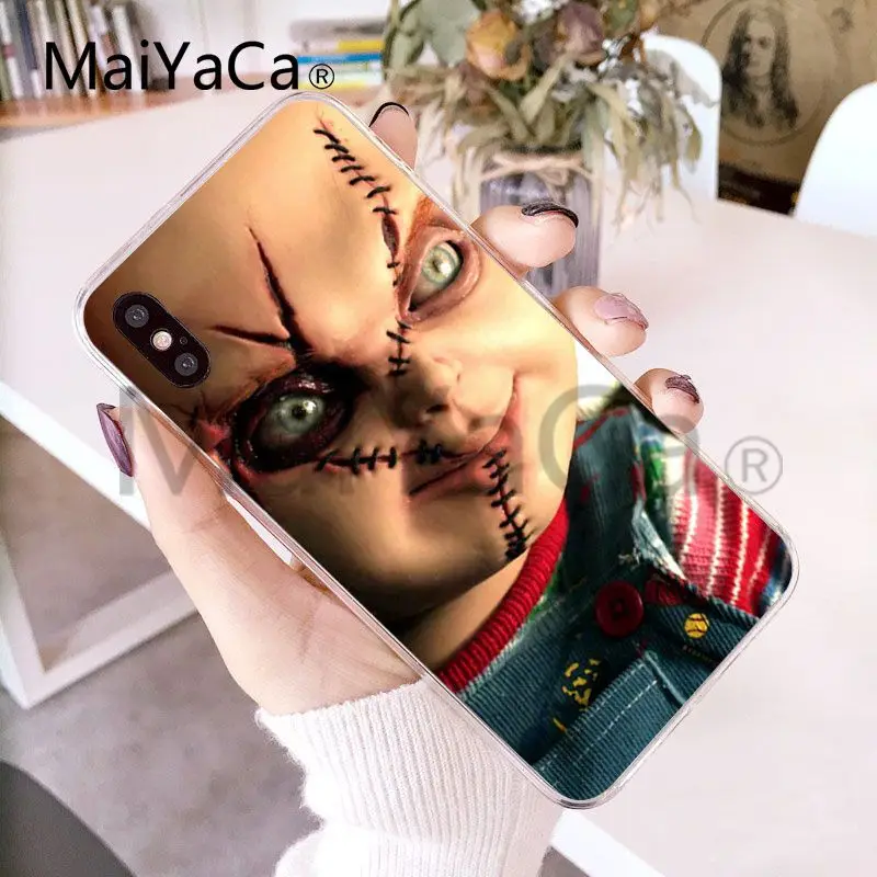 Классический высококачественный чехол для телефона MaiYaCa Chucky Doll Horror Movie Apple iphone XS XR