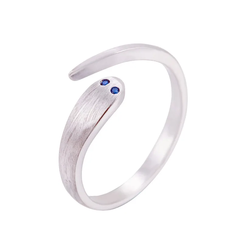 Oly2u Новое поступление палец Jewelry Кольцо Голубые Глаза Змея модный стиль кольца