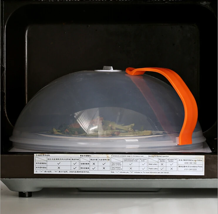 Многофункциональные пластиковые пылезащитные крышки с ручкой для микроволновой