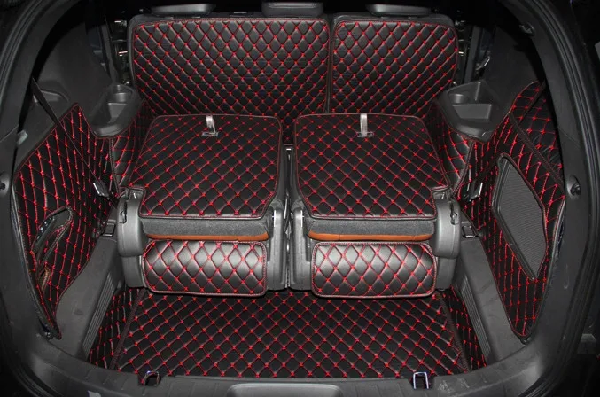 Высокое качество! Полноразмерные коврики для багажника автомобиля Ford Explorer 7 мест