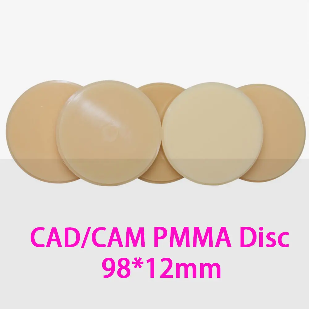 

Dental CADCAM PMMA Resin Disc 12mm Thick 5pcs/lot