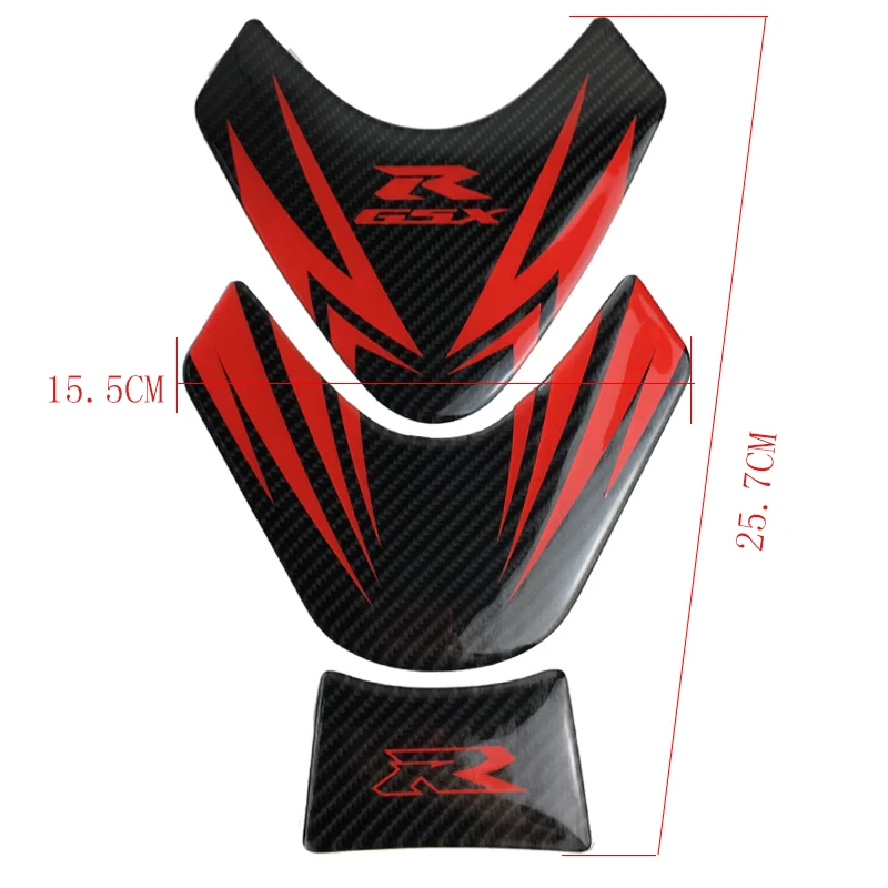 3D наклейки на GSX-R мотоцикла накладка топливный бак Защитная Наклейка для SUZUKI GSXR 600