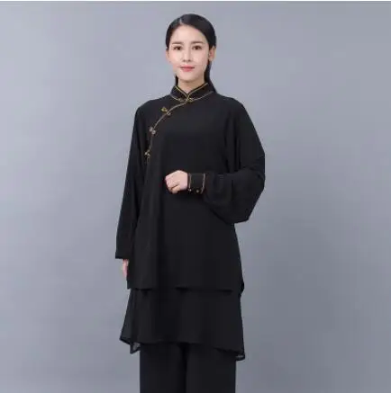 Wudang Униформа Тай Чи одежда роскошные цветочные женские форма тайцзи Единоборства Тай Чи одежда KK2359 - Цвет: 3