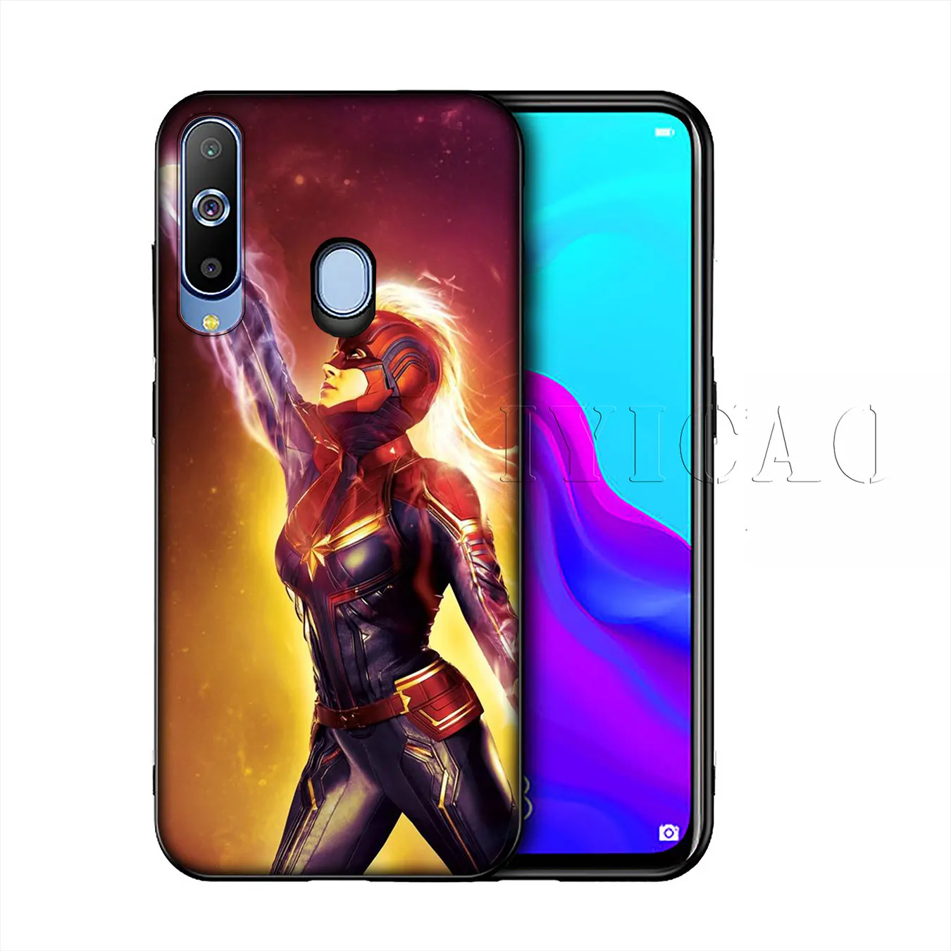 IYICAO Captain marvel Цветной силиконовый мягкий чехол для Samsung Galaxy A10 A30 A40 A50 A70 M10 M20 M30 |
