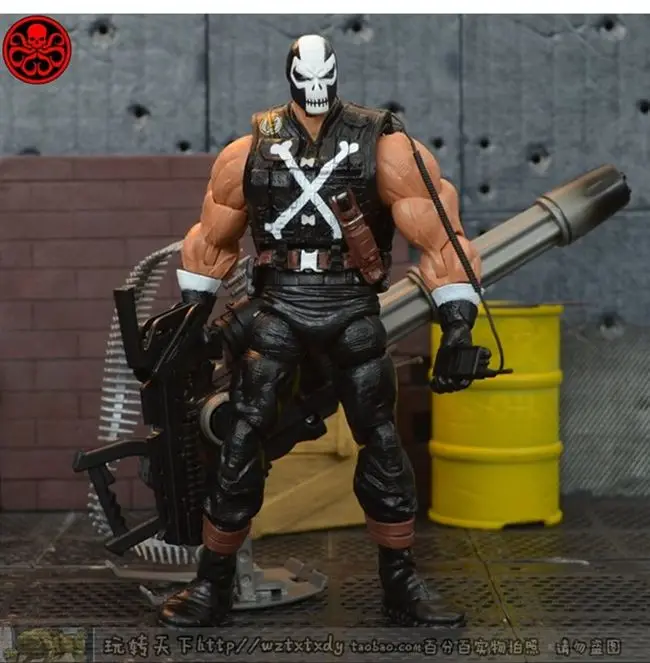 Экшн фигурка Marvel Legends Crossbones с тяжелым пулеметром 7 дюймов свободная|Игровые