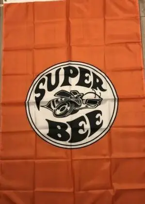 Dodge Super Bee Flag Orange (приблизительно 5ft x 3ft) Muscle Car USA|Флаги баннеры и аксессуары| |