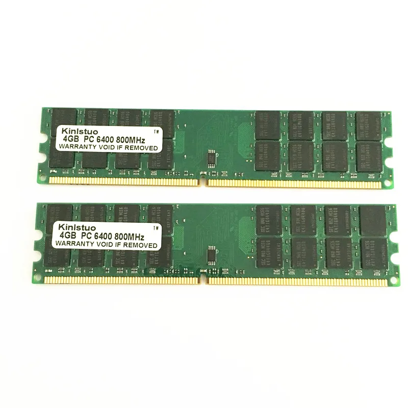 Kinlstuo DDR2 1 Гб 2 4 ГБ 800 МГц 667 память для настольных ОЗУ (INTEL и AMD) системы высокой