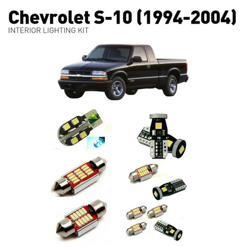 

Led interior lights For Chevrolet s-10 1994-2004 13pc Led Lights For Cars lighting kit automotive bulbs Canbus