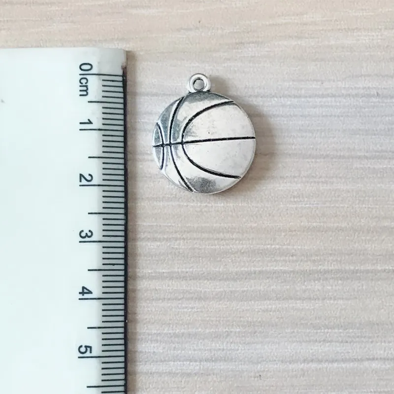 5 шт. DIY спортивные Шарм Баскетбол подвески из цинкового сплава цинковый сплав