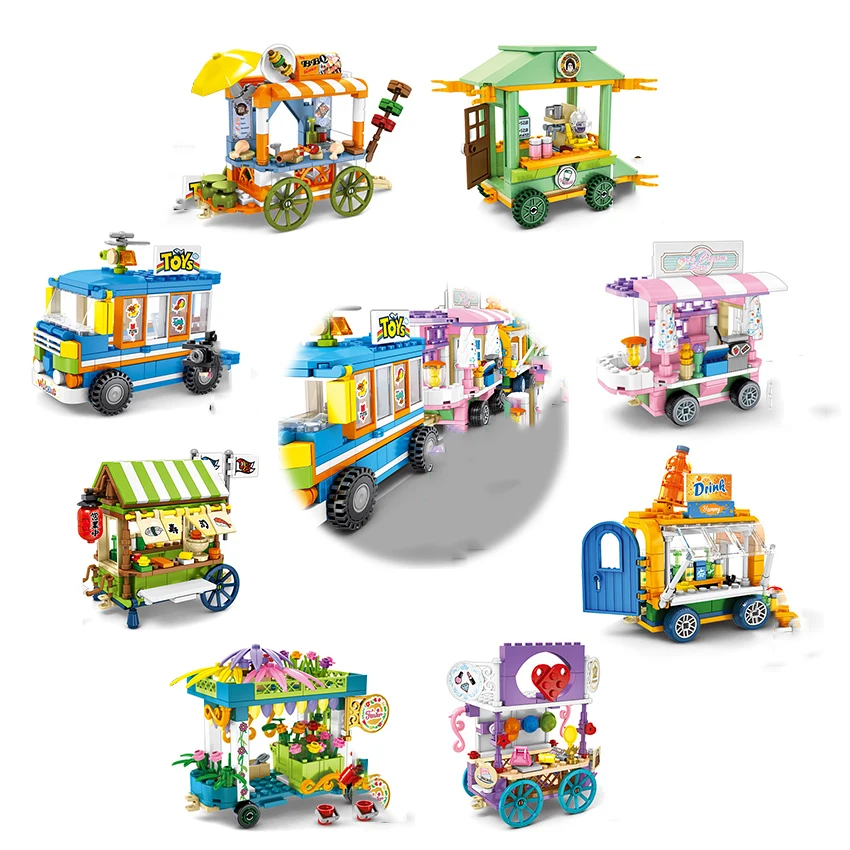 4 в 1 городской уличный вид мини грузовик для мороженого продовольственный