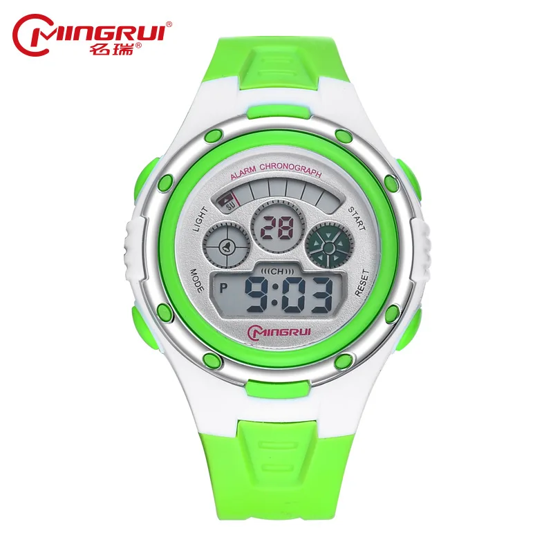 Детские модные светящиеся цифровые часы MINGRUI, водонепроницаемые спортивные часы, Детские светодиодные часы с будильником, часы, подарок ребенку, montre