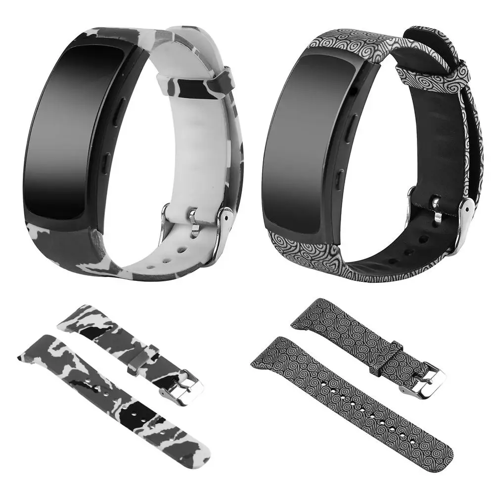 Силиконовый ремешок для часов Ремешок samsung gear Fit 2 SM R360/R365 умные часы S/L Размер