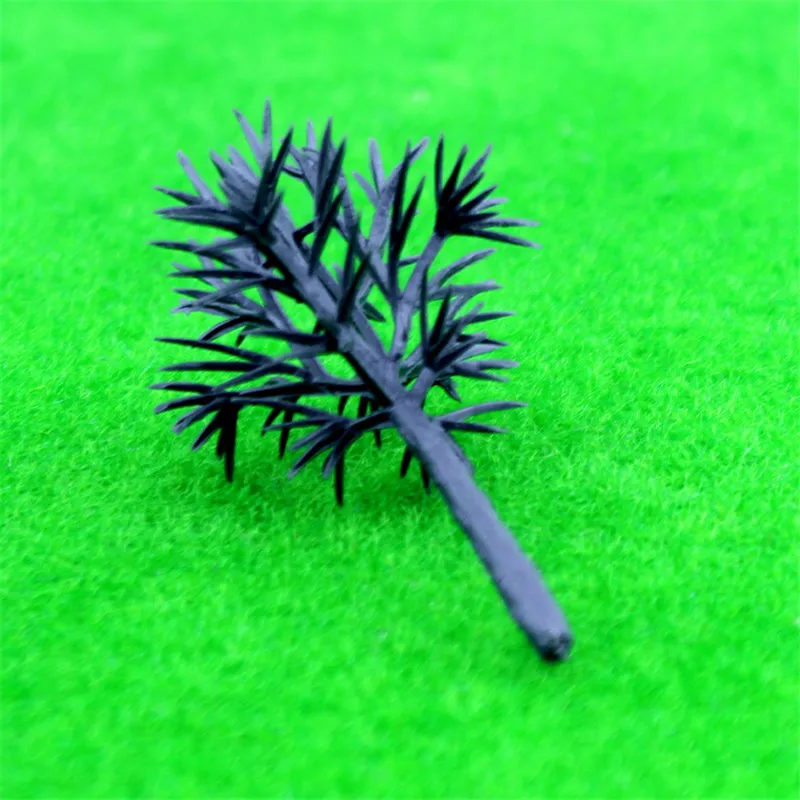 

20PCS/lot 6cm N Ho Scale Plastic Miniature Model Trees For Building Trains Railroad Layout Scenery LandscapeAccessories