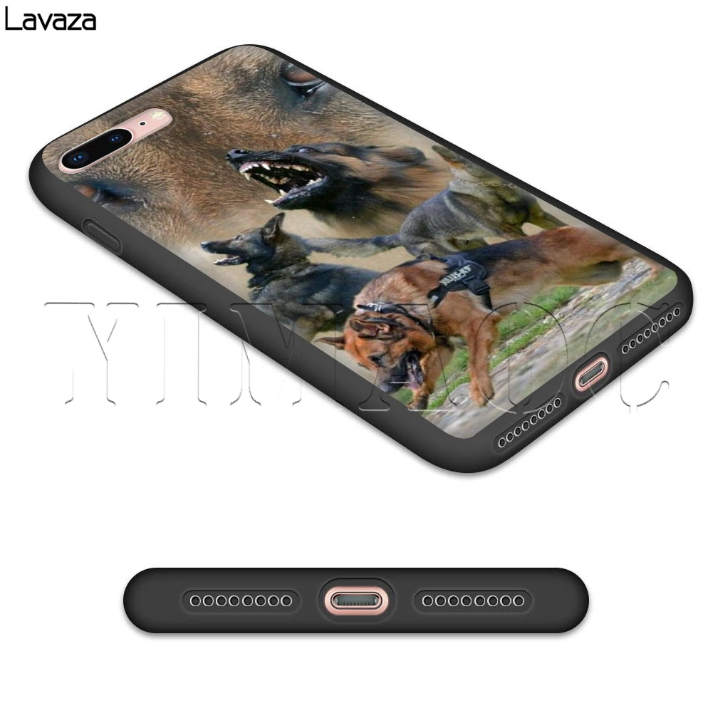 Lavaza German Shepherd Dog Case for iPhone 11 Pro XS Max XR X 8 7 6 6S Plus 5 5s se |