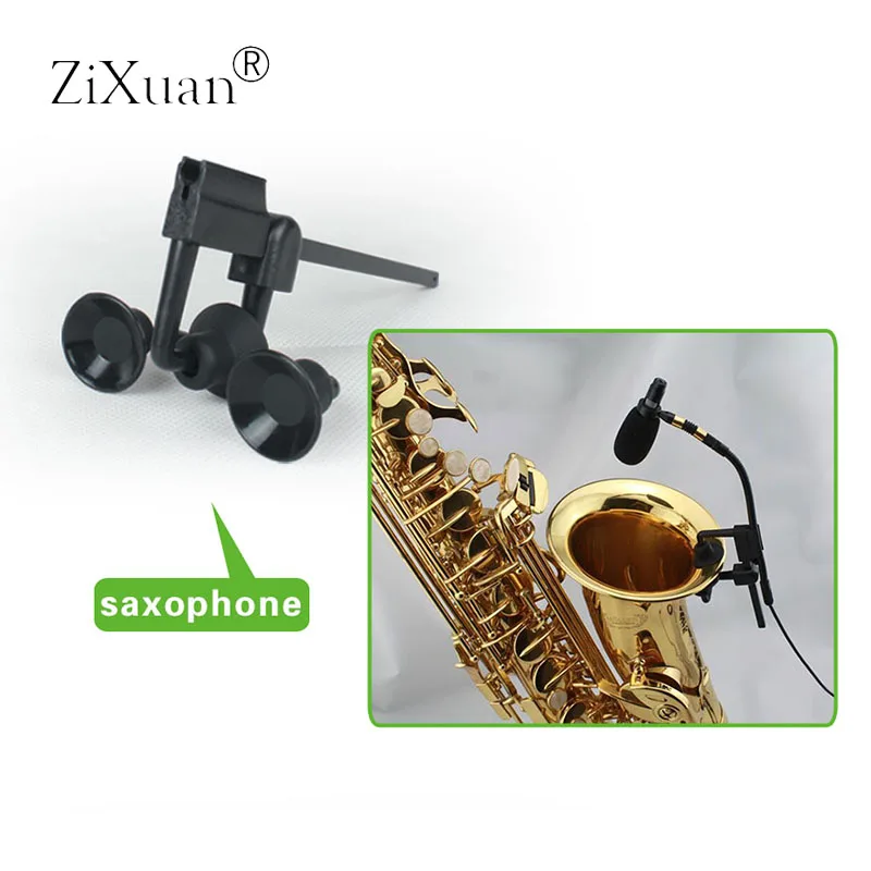 Профессиональный беспроводной саксофон микрофон Sax Mic Gooseneck сценический музыкальный конденсаторный микрофон для Sennheise