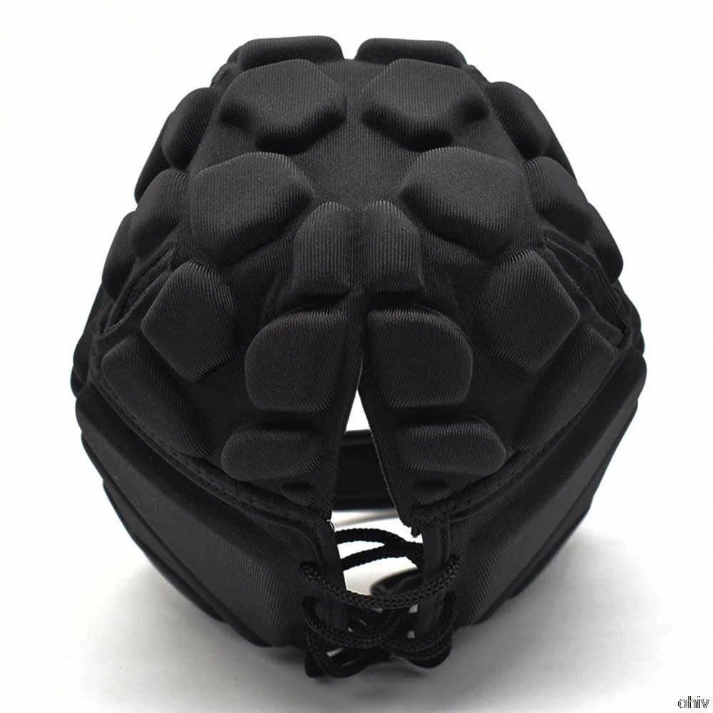 WOSAWE Football Soccer Goalkeeper Helmet Adjustable Rugby Cap Head Guard Goalie Hat Head Protector Cycling Sking Skateboard