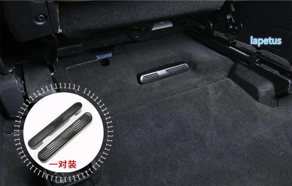 Lapetus Plastic Black Seat Below Heat Floor Air Conditioning AC Duct Vent Outlet Grille Cover Fit For Cadillac XT5 2016 - 2020 | Автомобили