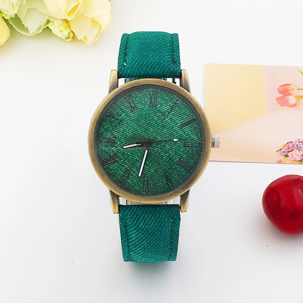 MEIBO Лидирующий бренд Relojes женские часы джинсовый ремешок кварцевые повседневные