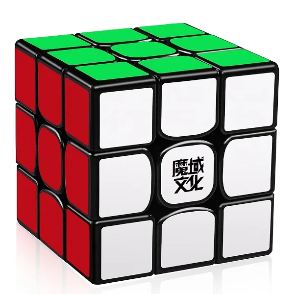 D-FantiX Moyu Yuhu Weilong GTS V2 м Магнитный Скорость куб 3x3 Stickerless, Weilong GTS2 м, волшебный куб, головоломка - Цвет: Black Sticker
