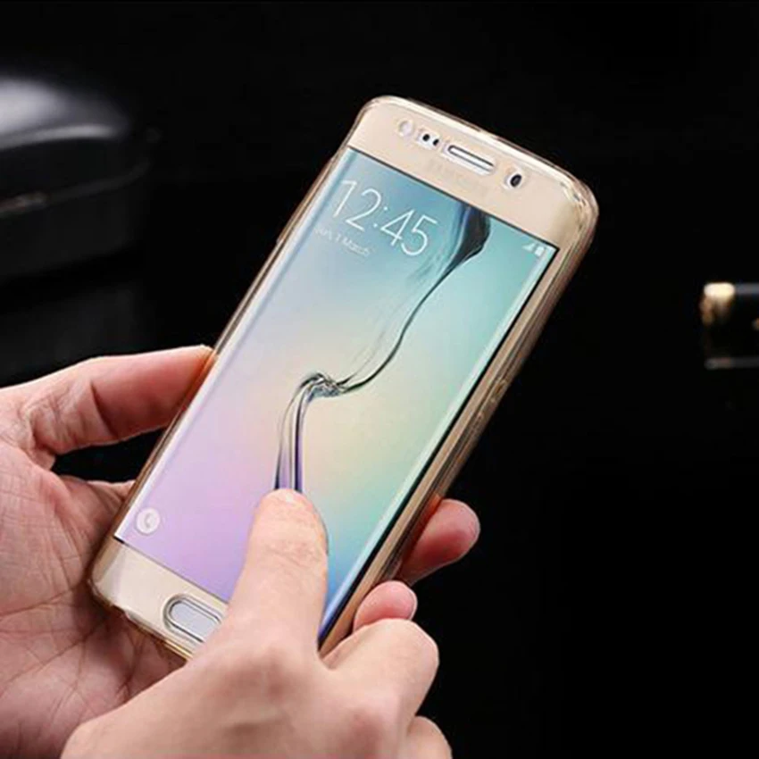 Прозрачный чехол Nephy для мобильного телефона Samsung Galaxy S4 S5 S6 S7 Edge S8 S9 Plus S8Plus S9Plus Duos