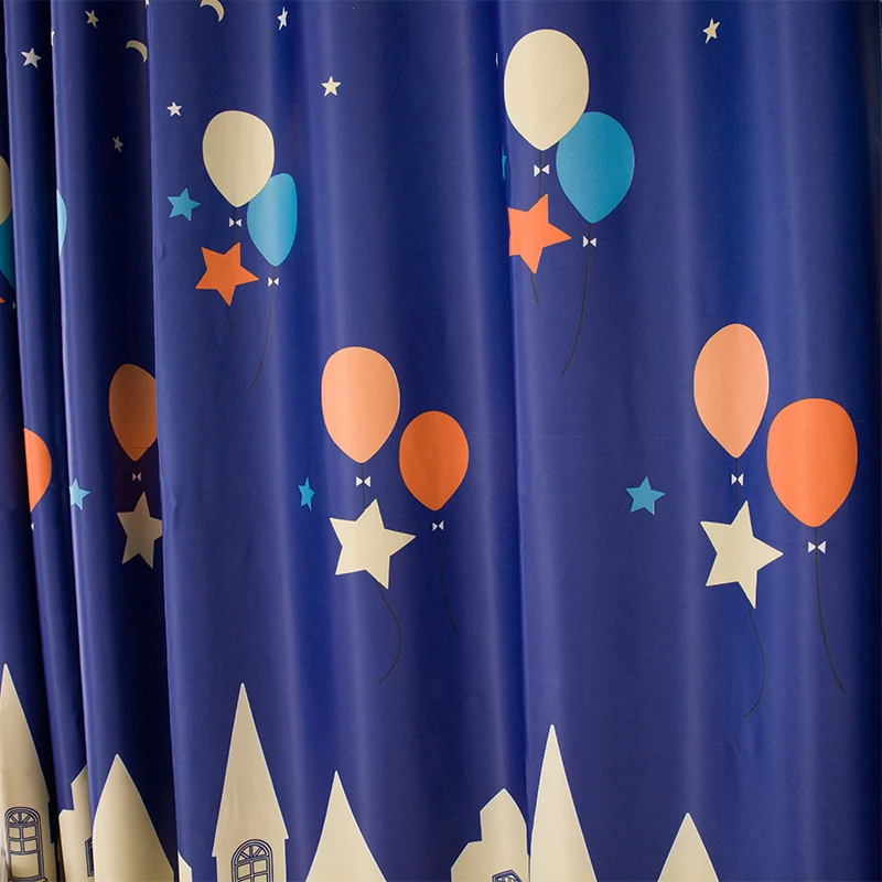 Готовые занавески s Бесплатная доставка! Темно Синий Средиземноморский стиль