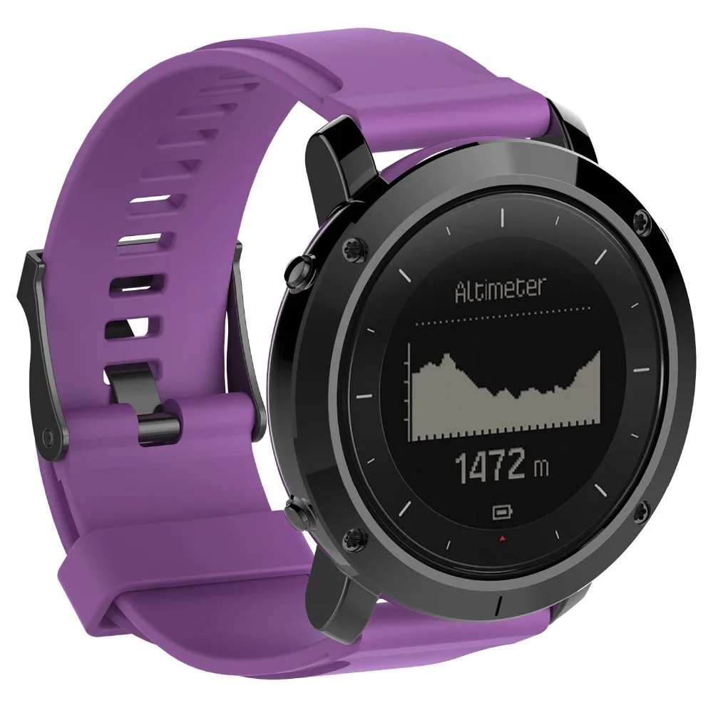 Резиновый сменный ремешок COMLYO для часов Suunto Подарочный наружный браслет