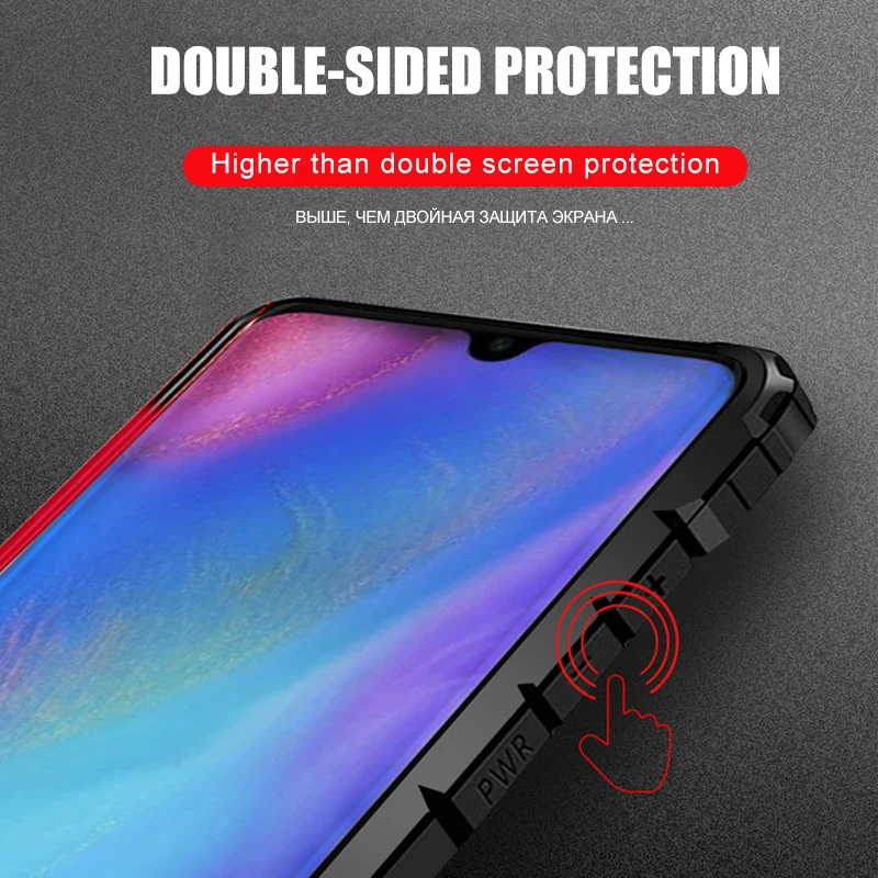 Роскошный защитный противоударный чехол с кольцом для Huawei Honor 10 9 Lite Mate 20 Pro