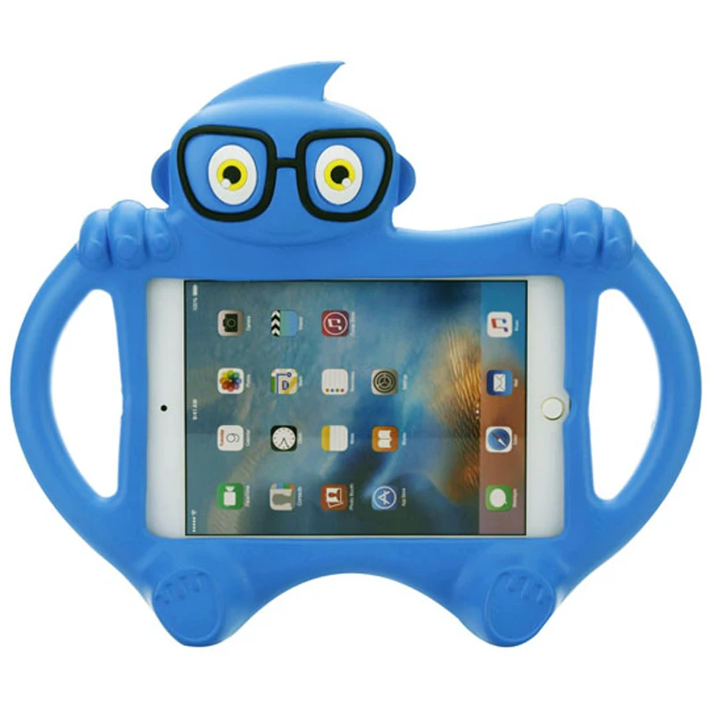 

Милые Мультяшные детские силиконовые чехлы для планшетного ПК Apple iPad mini 1/2/3/4 пыленепроницаемые, устойчивые к царапинам противоударные Чехл...
