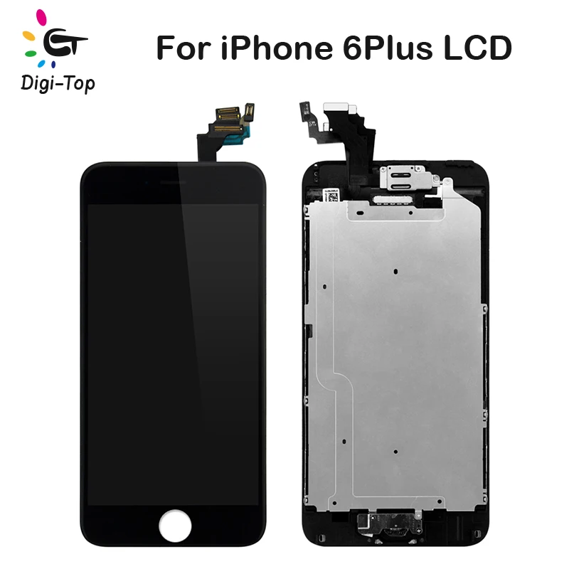 Digi-Top 50 шт./лот Полный ЖК-дисплей AAA ++ для iPhone 6 Plus сенсорный экран дигитайзер в
