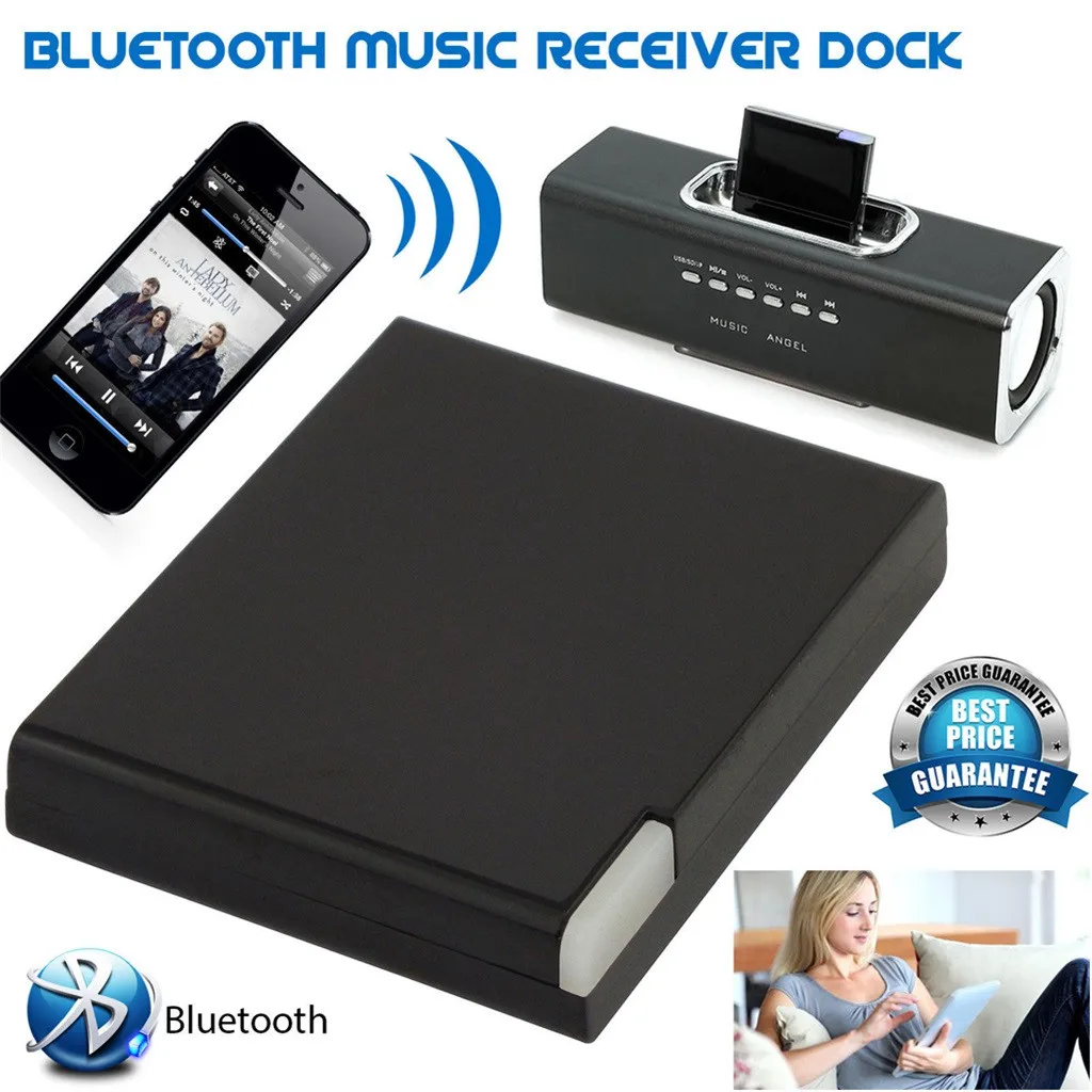 EDAL 30Pin Bluetooth приемник A2DP беспроводной v2.1 музыкальный адаптер приемников для iPod для iPhone 30 Pin док-станция динамик док-станции