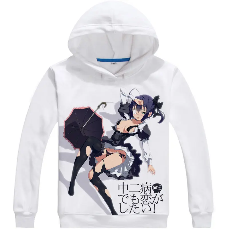 Толстовка с капюшоном Love Chunibyo &amp Other Delusions аниме таканаши Рикка косплей толстовка