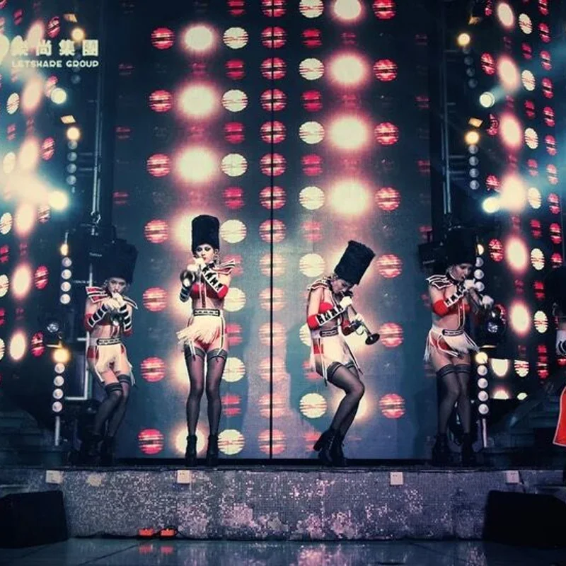 Сценический костюм бешеная лошадь шоу Военная платье сценический DJ Gogo одежда для