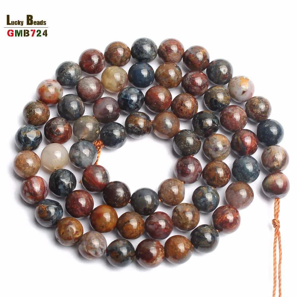 Natural Pietersite Stone Round Loose Beads For Jewelry Making 15inches/strand 6/8/10/12mm Bracelet Diy | Украшения и аксессуары