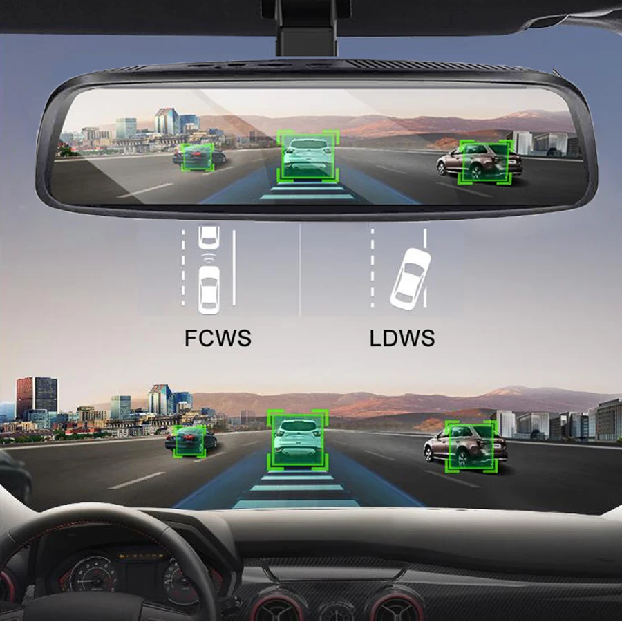 WHEXUNE автомобильный видеорегистратор FHD 1080P 3 камера 2+ 32 Гб 4G ADAS gps Navi DashCam Android Специальный кронштейн зеркало заднего вида рекордер