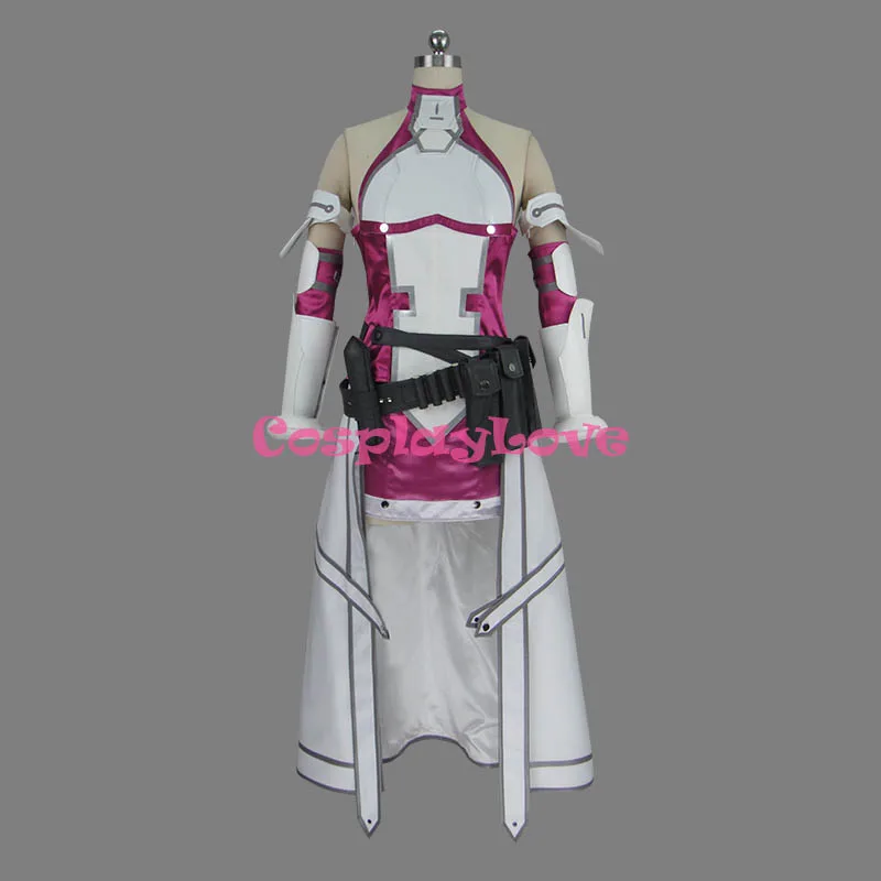 Многоцветный Sword Art Online: Fatal Bullet Yuuki Асуна Юки костюм Asuna для косплея(костюмированных игр) костюм на заказ на Рождество и Хэллоуин CosplayLove - Цвет: Многоцветный