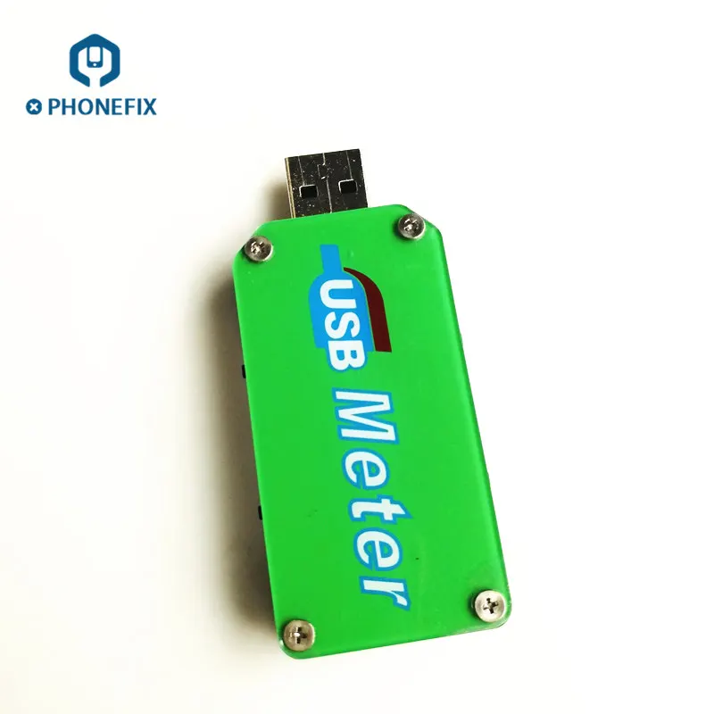 PHONEFIX UM24 UM24C USB 2,0 цветной ЖК-дисплей тестер напряжения тока Вольтметр заряда батареи измерения сопротивления кабеля