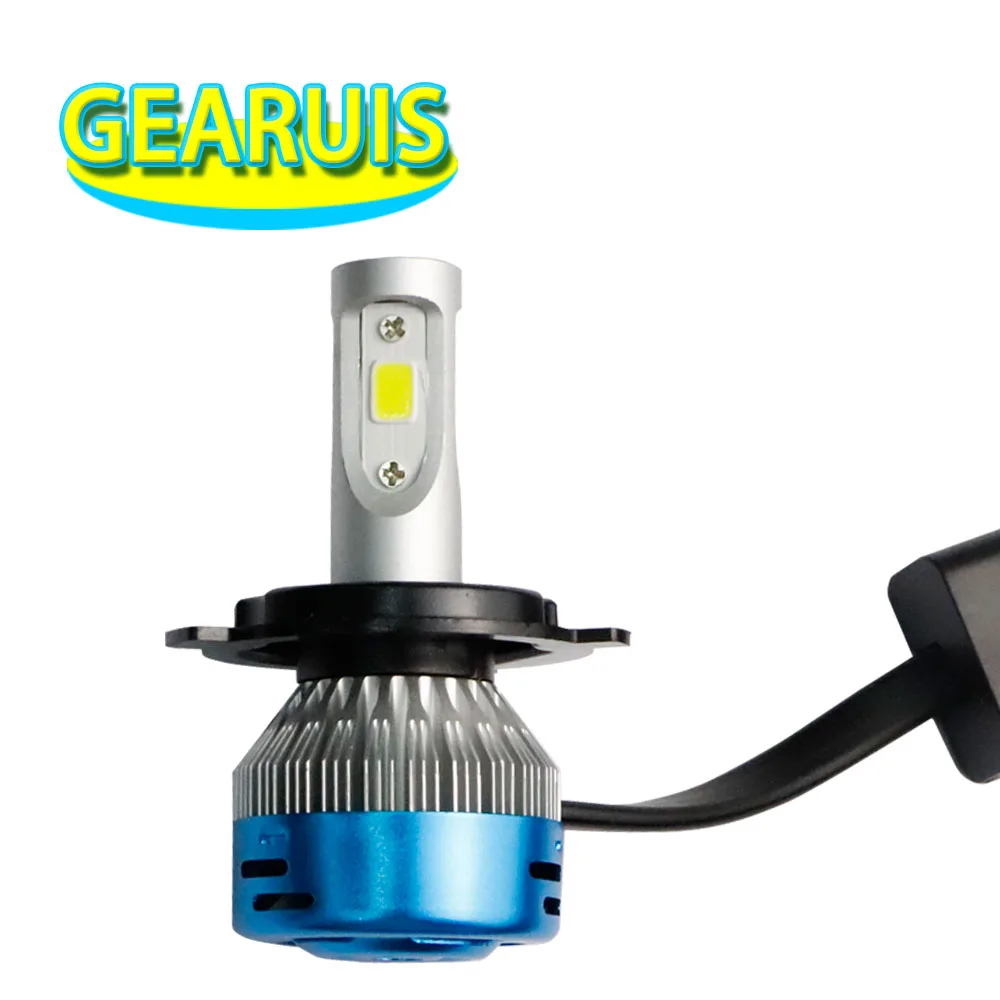 Фара для мотоцикла M3max H4 40 Вт лм COB 3 светодиодный А дальнего и ближнего света AC DC 12