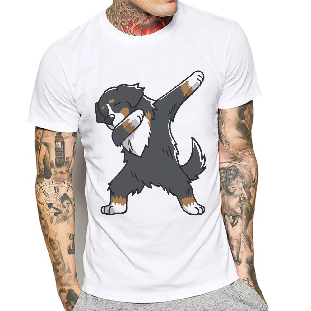 

Новое поступление, Мужская футболка, модная забавная Футболка с принтом собаки, футболка с изображение бульдога, футболки с короткими рукав...