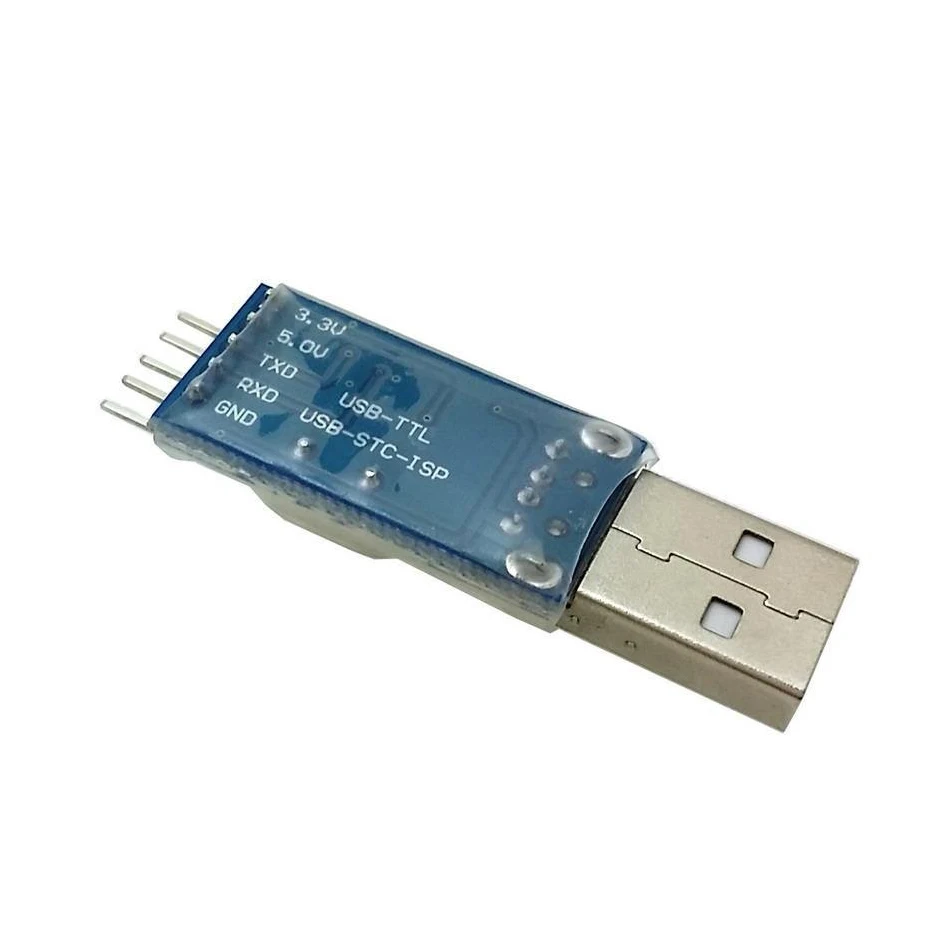 Модуль адаптера преобразователя PL2303 USB в RS232 TTL с пыленепроницаемой крышкой