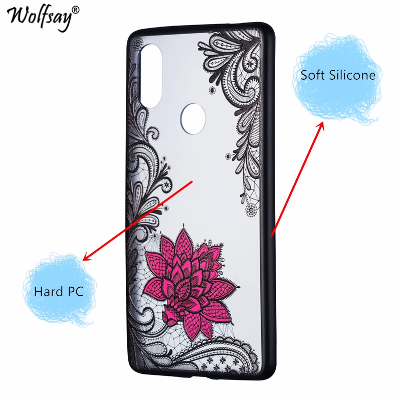 Сексуальный цветочный чехол для Xiaomi Redmi Note 7 PC Ретро кружевной узор телефона